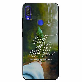 Ốp lưng in cho Xiaomi Redmi Note 7 Mẫu Suýt Nữa Thì