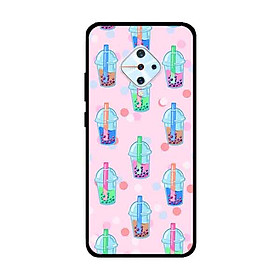 Ốp Lưng in cho Vivo S1 Pro/ Vivo V17 Mẫu Trà Sữa Đa Sắc - Hàng Chính Hãng