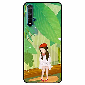 Ốp lưng dành cho Huawei Nova 5T mẫu Cô Gái Mũ Tiêu Đỏ