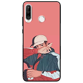 Ốp lưng in cho Huawei P30 Lite Mẫu Chàng Trai Áo Khoác