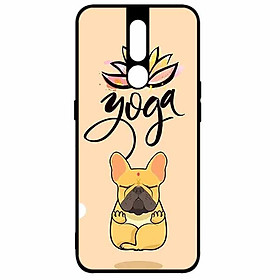 Ốp lưng in cho Oppo F11 Pro Mẫu Cún Yoga