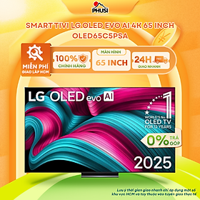 Smart Tivi OLED LG Evo AI 4K 55 Inch OLED55C5PSA/ 65 Inch OLED65C5PSA/ 77 Inch OLED77C5PSA/ 83 Inch OLED83C5PSA - Hàng Chính Hãng 