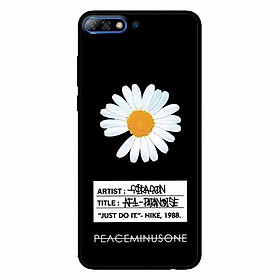 Ốp lưng in cho Huawei Y7/ Y7 Prime 2018  Mẫu Cúc To Có Nhãn