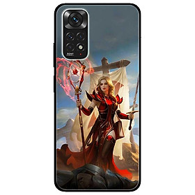 Ốp lưng dành cho Xiaomi Redmi Note 11 4G - Cô Gái Trượng Đỏ