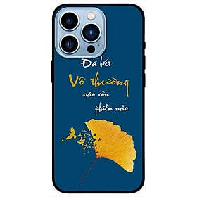 Ốp lưng dành cho Iphone 13 Mini - Iphone 13 - Iphone 13 Pro -  Iphone 13 Pro Max - Chiếc Lá Vô Thường