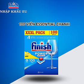 Combo 100 viên rửa bát Finish + 1.5kg Muối rửa chén finish + Nước bóng Finish 750ml (Nk Đức)