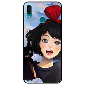 Ốp lưng in cho Huawei Y9 2019 Mẫu Cô Gái Tóc Ngắn