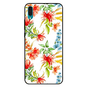 Ốp lưng in cho Huawei Y7 Pro 2019  Mẫu Cành Hoa Lan Đỏ