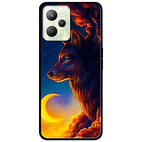 Ốp lưng dành cho Realme C35 - Realme Narzo 50A Prime mẫu Sói Và Mặt Trăng