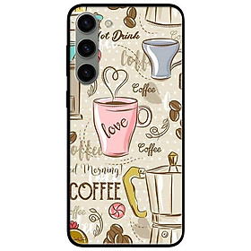 Ốp lưng dành cho Samsung S23 - S23 Plus - S23 Ultra - A34 5G - A54 5G mẫu Coffee Time