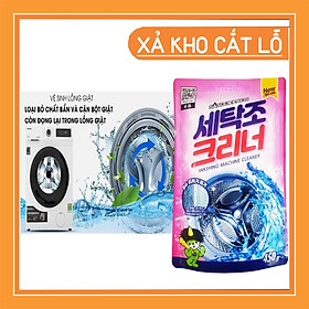 Gói bột tẩy vệ sinh lồng máy giặt Sandokkaebi 450g Hàn Quốc - Nhập khẩu chính hãng