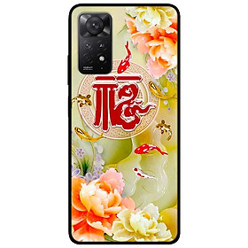 Ốp lưng dành cho Redmi Note 12 - Redmi Note 12 Pro 4G - Redmi Note 12 Pro 5G - Cá và Mẫu Đơn - Hàng Chính Hãng