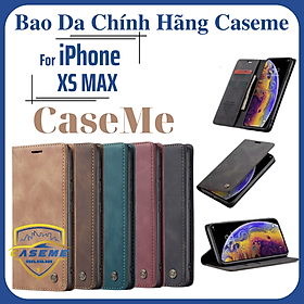 Bao da cao cấp dành cho iPhone XS Max dạng ví Caseme - Hàng Nhập Khẩu