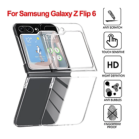 Ốp lưng trong suốt chống sốc cho Samsung Galaxy Z Flip 6 hiệu Likgus Crystal - Bảo vệ toàn diện, chống sốc chống va đập, đệm khí 4 góc - Hàng nhập khẩu