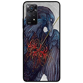 Ốp lưng dành cho Xiaomi Redmi Note 11 Pro 5G - Chú Chim Cầm Hoa