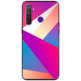 Ốp lưng dành cho Realme 6i mẫu Hình Khối Vàng Xanh