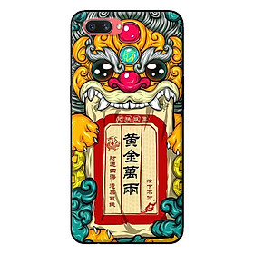 Ốp in cho Oppo A3s Lân Vàng - Hàng chính hãng
