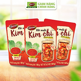 Xốt Muối Kim Chi Hàn Quốc Barona 180g, combo 3 gói