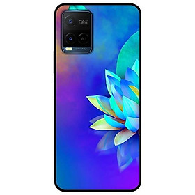 Ốp lưng dành cho Vivo Y21 - Vivo Y21s mẫu Sen Xanh Tím