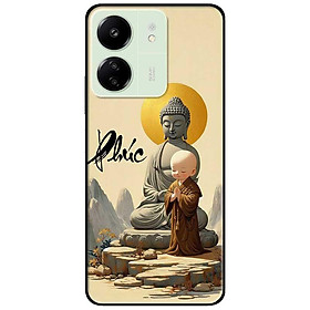 Ốp lưng Redmi 9T - 13C - 13 4G - Redmi Note 13 4G - Note 13 Pro 4G - Note 13 Pro 5G - Chú Tiểu Phúc Nâu - Hàng Chính Hãng
