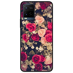 Ốp lưng dành cho Vivo Y21 - Vivo Y21s mẫu Hoa Hồng Hồng