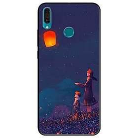 Ốp lưng in cho Huawei Y9 2019 Mẫu Chiếc Lá Vô Thường