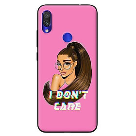 Ốp lưng in cho Xiaomi Redmi Note 7 mẫu Không Quan Tâm - Hàng chính hãng