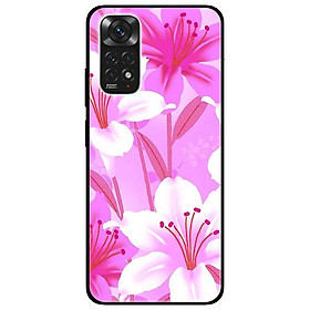Ốp lưng dành cho Xiaomi Redmi Note 11 4G - Hoa Ly Hồng