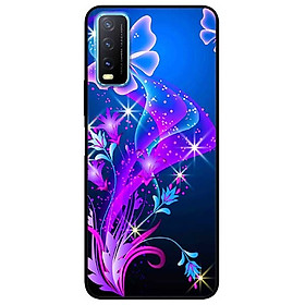 Ốp lưng dành cho Vivo Y20 - Y20s - Y12s mẫu Họa Tiết Bướm Tím