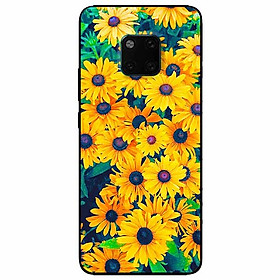 Ốp lưng dành cho Huawei Mate 20 Pro mẫu Vườn Cúc Vàng