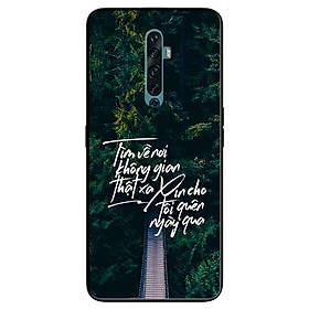 Ốp lưng in cho Oppo Reno 2F Mẫu Tìm Về Nơi Xa