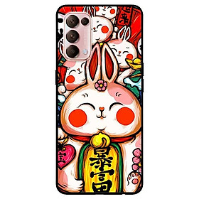 Ốp lưng dành cho Oppo Reno 5 mẫu Thỏ Trắng