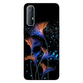 Ốp lưng dành cho Oppo Reno 3 Pro mẫu Hoa Đêm Cam