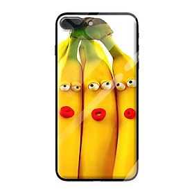 Ốp kính cường lực cho iPhone 8 Plus chuối 1 - Hàng chính hãng