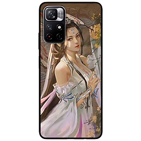 Ốp lưng dành cho Xiaomi Redmi Note 11 5G - Redmi Note 11T - Redmi Note 11S - Cô Gái Cầm Quạt