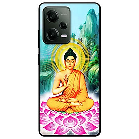 Ốp lưng cho Redmi Note 11 4G - Redmi Note 12 - Redmi Note 12 Pro - Redmi Note 12 Pro 5G - Phật Ngồi Sen - Hàng Chính Hãng
