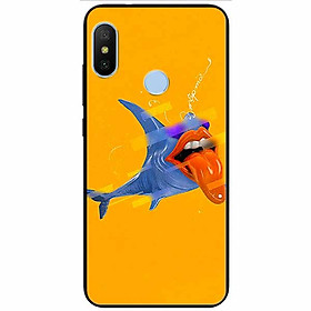 Ốp lưng dành cho Xiaomi Redmi Note 5 Pro mẫu Cá Mập Mờ