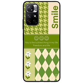 Ốp lưng dành cho Xiaomi Redmi Note 11 5G - Redmi Note 11T - Redmi Note 11S mẫu Nụ Cười Xanh