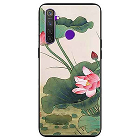 Ốp lưng in cho Realme 5 Mẫu Sen Vươn Lên