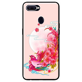 Ốp in cho Oppo Realme 2 Pro Chim Nền Hồng - Hàng chính hãng