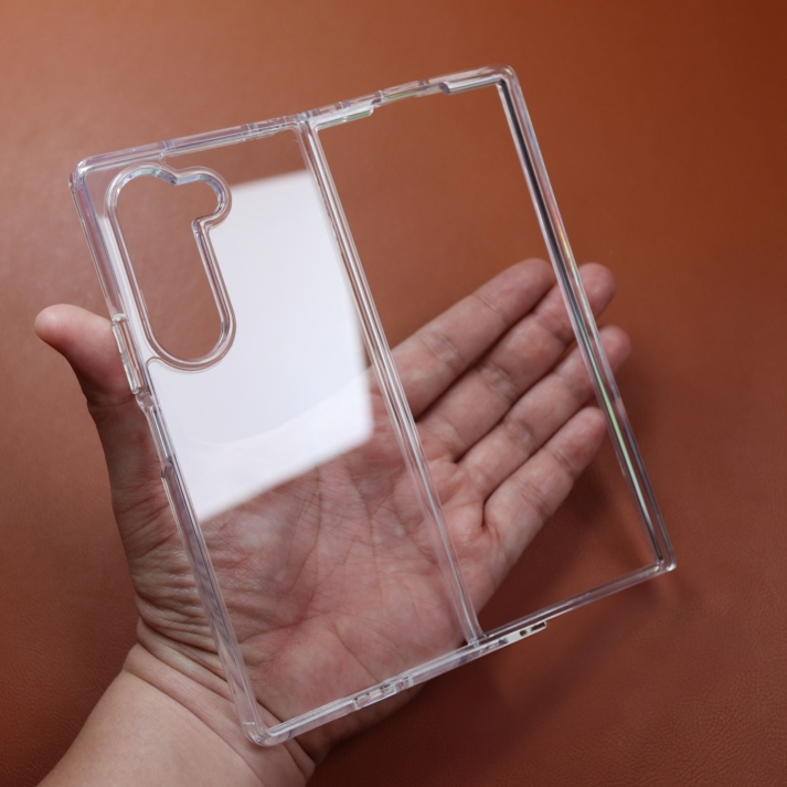 Ốp lưng chống sốc trong suốt cho Samsung Galaxy Z Fold 3 Fold 4 Fold 5 Fold 6 Fold 7 hiệu Likgus Crashproof giúp chống chịu mọi va đập - hàng nhập khẩu