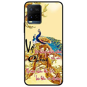 Ốp lưng dành cho Vivo Y21 - Vivo Y21s mẫu Thư Pháp Vợ Chồng
