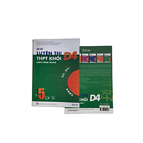 Bộ đề luyện thi D4 tập 5 môn tiếng Trung THPT - Sách HSK5 -  Nhiều tác giả - NXB Đại Học Quốc Gia Hà Nội - BÁC NHÃ