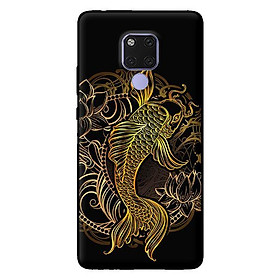 Ốp lưng in cho Huawei Mate 20 mẫu Cá Chép Vàng - Hàng chính hãng
