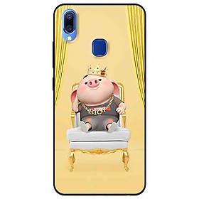 Ốp lưng in cho Vivo Y91/Y91i/Y95 Mẫu Heo Vua