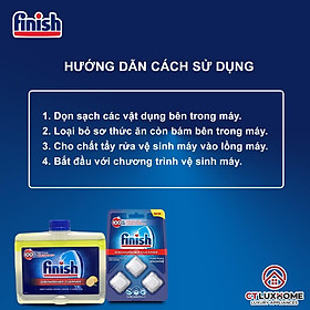 Viên vệ sinh máy rửa bát - Dung dịch vệ sinh máy rửa bát Finish 