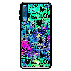 Ốp lưng cho Samsung Galaxy A7 2018  nền 018 - Hàng chính hãng