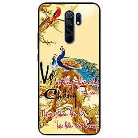 Ốp lưng dành cho Xiaomi Redmi 9 mẫu Thư Pháp Vợ Chồng