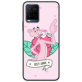 Ốp lưng dành cho Vivo Y21 - Vivo Y21s mẫu Báo Hồng Chỉ Tay