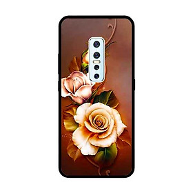 Ốp Lưng in cho Vivo V17 Pro Mẫu Hoa Hồng 1 - Hàng Chính Hãng